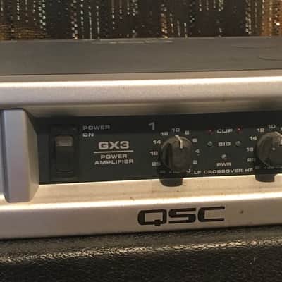 QSC GX3 2-Channel Power Amplifier 2010s - Silver image 1