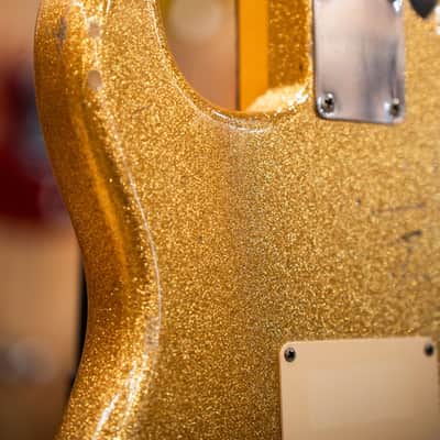Fender Greg Fessler 1964 Gold Sparkle Relic Stratocaster LTD Custom Shop Limited Edition image 19
