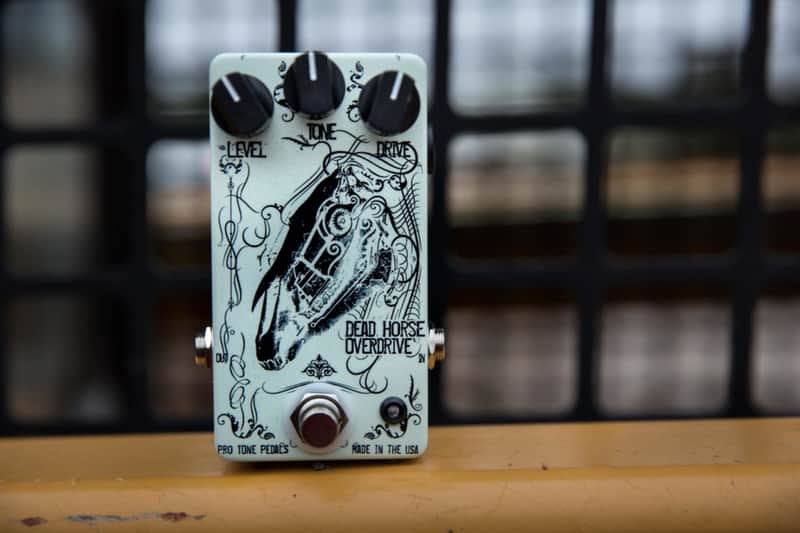 Pro Tone Pedals Essential Edition Mini Dead Horse Overdrive 2015 Surf White image 1