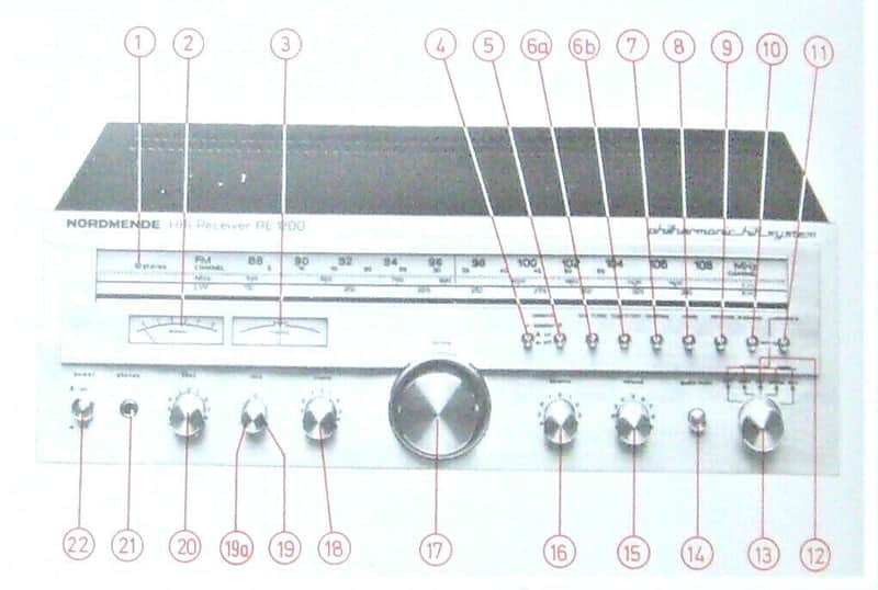 Nordmende BEDIENUNGSANLEITUNG für RE 1100/1200 Receiver ~ 5 Sprachen ~ ab 6.95 euros image 1