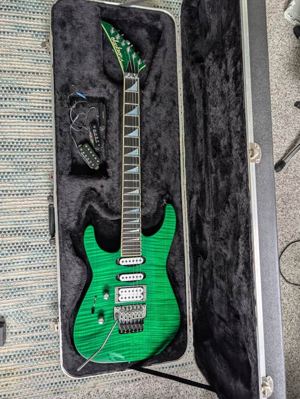 Jackson USA Select Series SL1 Soloist 2003 - 2009 - Transparent Green image 1