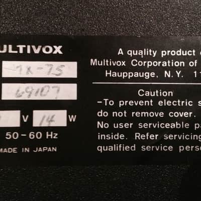 1977 Multivox Pulser Dual Voice Synthesizer MX-75 Dual VCO's Aftertouch Duophonic image 5