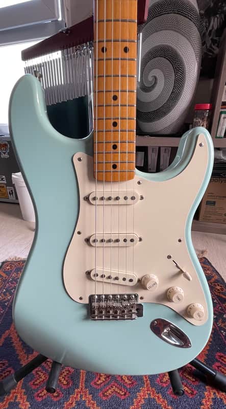 Fender Strat Daphne Blue MIM image 1