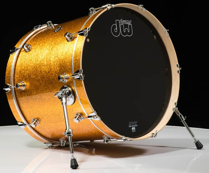 DW Performance Series 18x22 Bass Drum - Gold Sparkle image 1