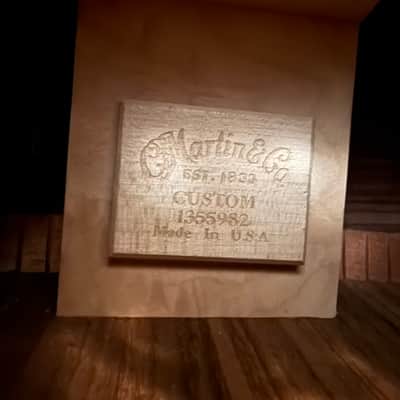 Martin Custom Dreadnought - Excellent condition - Sitka Spruce Top and Indian Rosewood side and back! Mint! image 5