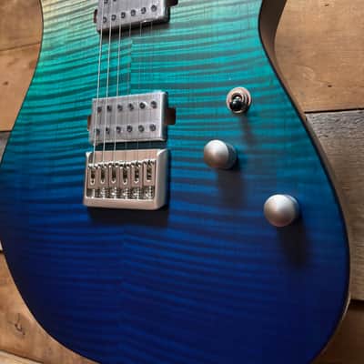 Schecter C-1 Standard Plus Blue Fade image 3