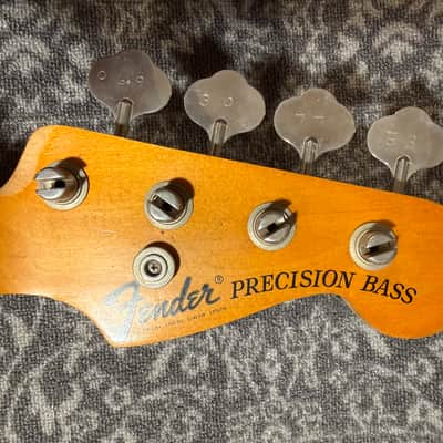 Late 60s Fender Precision Original Set of Nickel Tuners image 2