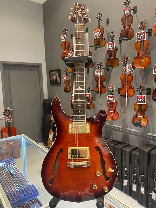 Mars Firebird - Red Flame, Hollow Body image 1