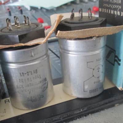 Pair of Sennheiser Bissendorf Mic input transformer 1960 Grey NOS image 2