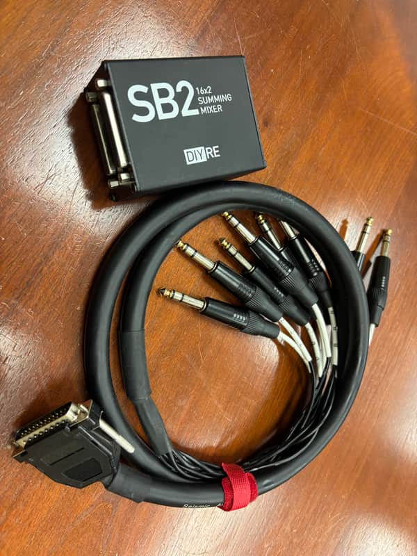 DIYRE SB2 16x2 Summing Mixer w/ DB25-TRS (8) image 1