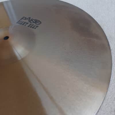 Paiste 20" Giant Beat PRE SERIAL BLACK LABEL Crash/Ride Cymbal 1971 image 6