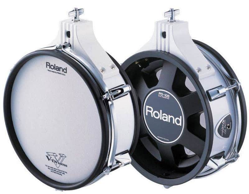 Roland PD-105WT 10" V-Pad Dual-Trigger V-Series Electronic Drum Pad - White image 1