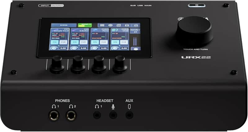 Yamaha URX22 4x2 USB-C Audio Interface (Black) image 1