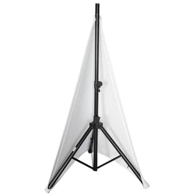 Mint Gator Cases Stretchy Speaker Stand Cover in White image 11