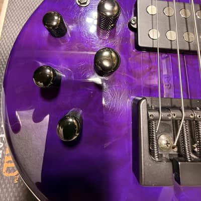 Carvin Lb 76 Mid 90s - Purple translucent quilted maple image 11