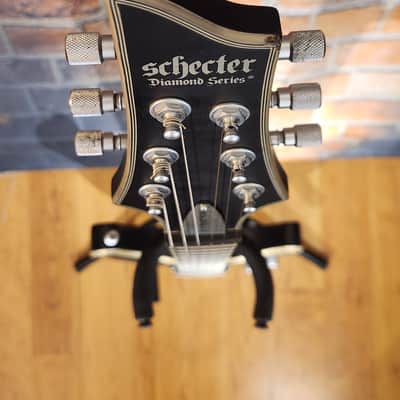 Schecter C-1 Platinum Rosewood Fretboard See-Thru Black Satin w/ Upgraded Bridge EMG & Changed Tuners image 5