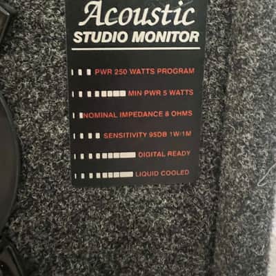 Acoustic Studio Monitor 3312 - Black image 2