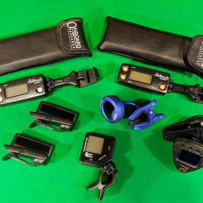 Lot of 7 (seven) Clip-On Tuners / Various Brands / Intellitouch, Planet Waves, etc. image 1