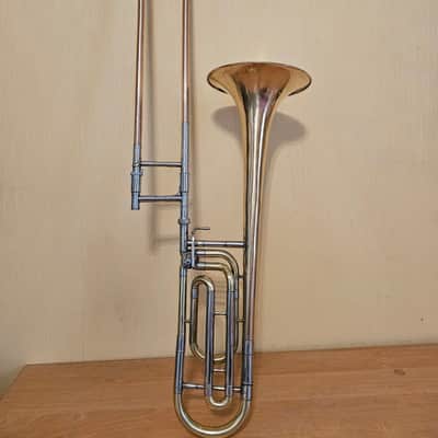 Leningrad Trombone F-Attachment USSR Soviet Musical Wind Instrument Trombon Vintage and Rare image 8