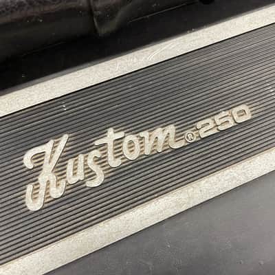 Kustom K250-1 Bass Amp Head 1970’s - Black Tuck & Roll image 13