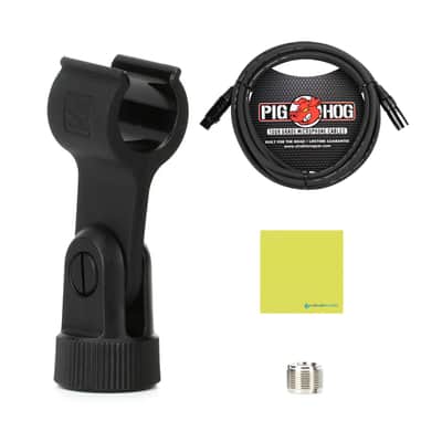 Mint Liquid Audio sE Electronics X1 S Large-diaphragm Condenser Microphone Bundle w/Pig Hog PHM10 8mm Mic Cable Polishing Cloth image 2