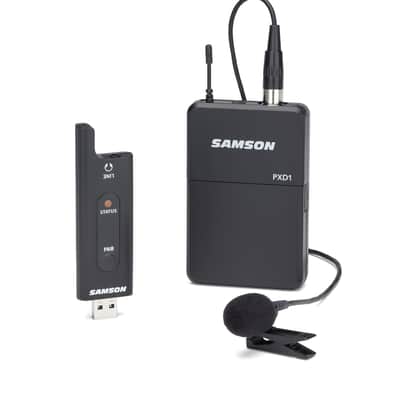 Samson SWXPD2BLM8 USB Digital Wireless System with LM8 Lavalier Mic image 1