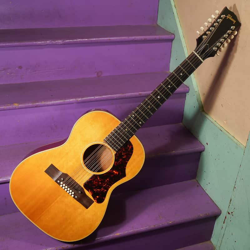 1964 Gibson B-25-12 00-Size 12-String Guitar (VIDEO! Fresh Work, Ready)