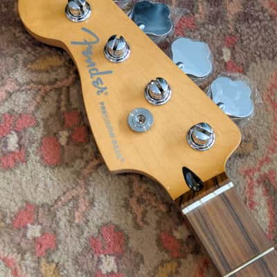 Left Handed Fender Player Plus PJ Precision Jazz Bass maple neck with pau ferro fret board and tuners 2022 image 1
