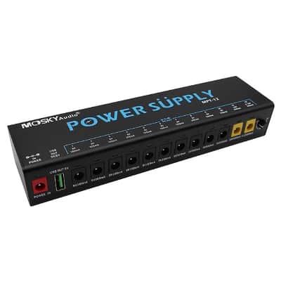 Mosky MPT-12 Guitar Effect Pedal Power Supply 12 DC Outputs for 9V 12V 18V Pedal,5V USB Output image 3