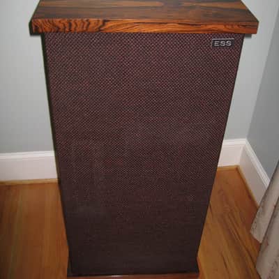 VINTAGE ESS TRANSTATIC SPEAKERS W/BRAZILIAN ROSEWOOD TOPS, Matched pair, excellent condition image 1