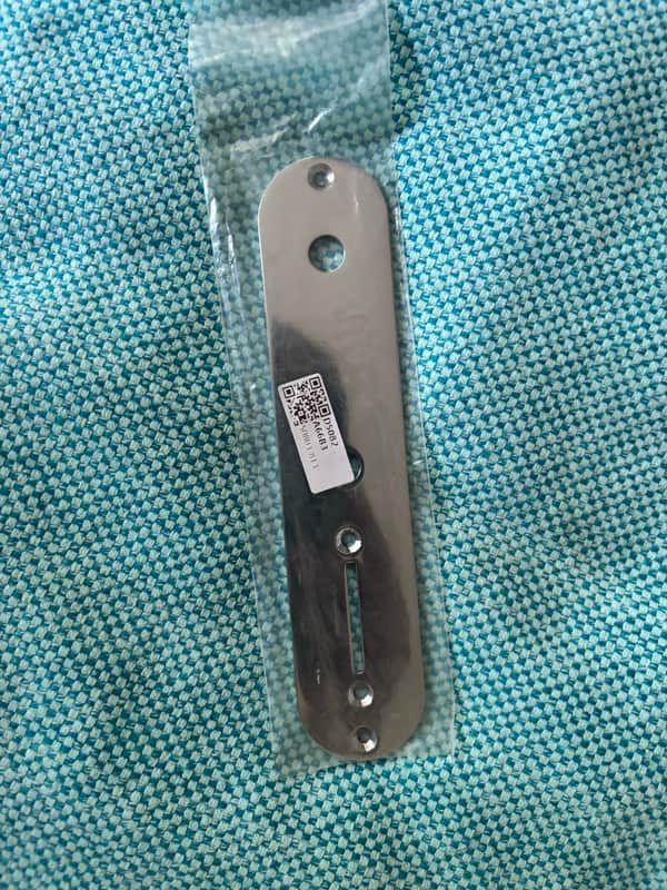 Unbranded Telecaster control plate chrome 2020 - Chrome imagen 1