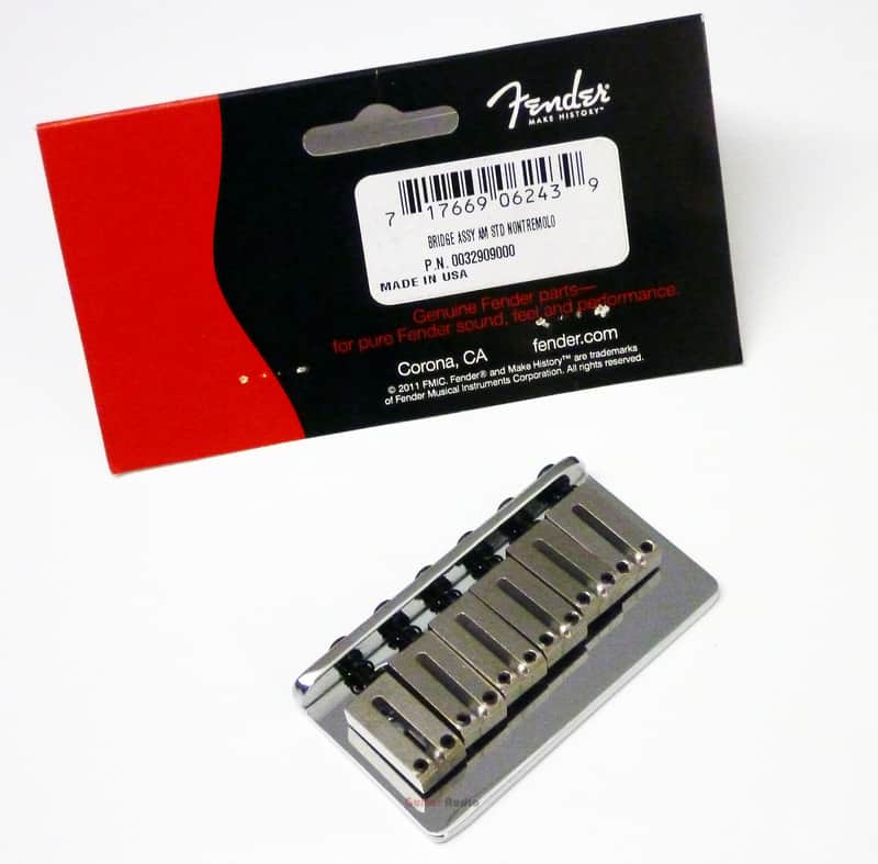 Fender 003-2909 American Standard Stratocaster Hardtail Bridge Assembly image 2