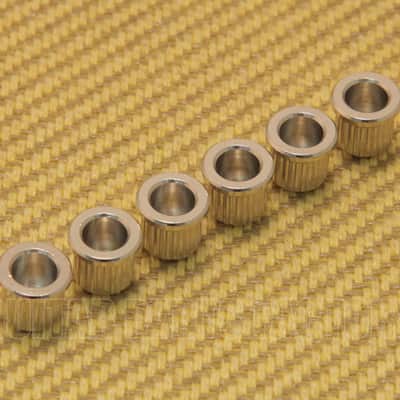 AP-0087-001 (6) Gotoh Nickel 5/16" String Body Ferrules Fender Telecaster/Tele