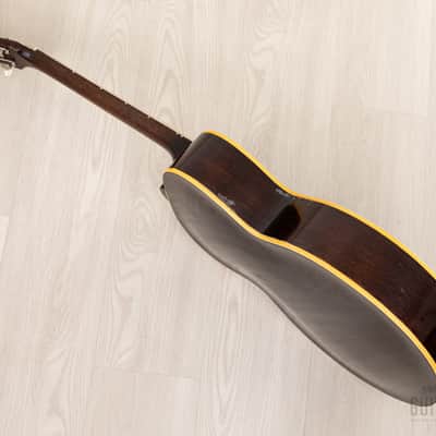 1954 Gibson L-48 Vintage Archtop Acoustic Guitar w/ K&K Pickup, Case image 15