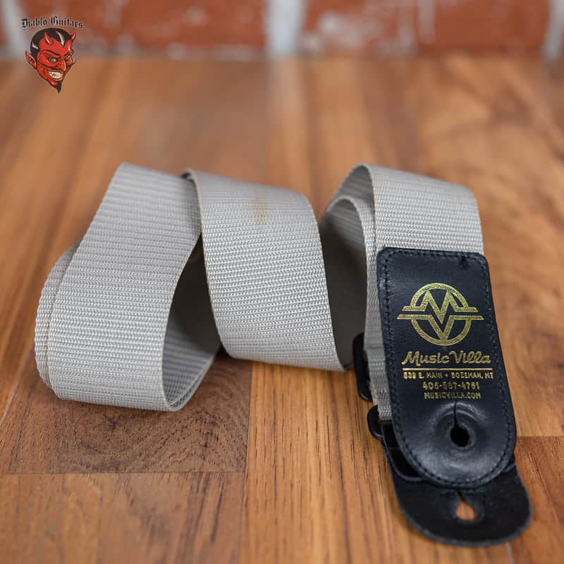 Music Villa 2" Polypropylene Guitar Strap Tan image 1