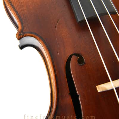 1900s Bohemian or Saxon violin image 16