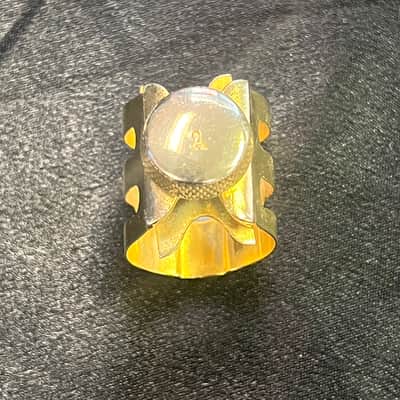 Vintage 1950s Otto Link Metal Alto Saxophone Ligature image 6