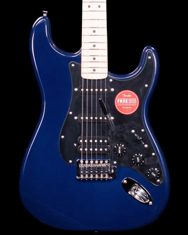 Squier Sonic Stratocaster HSS, Maple FB, Midnight Blue