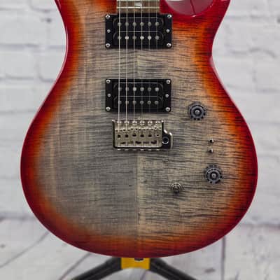 DEMO Paul Reed Smith PRS SE Custom 24-08 Electric Guitar Charcoal Cherry Burst image 2