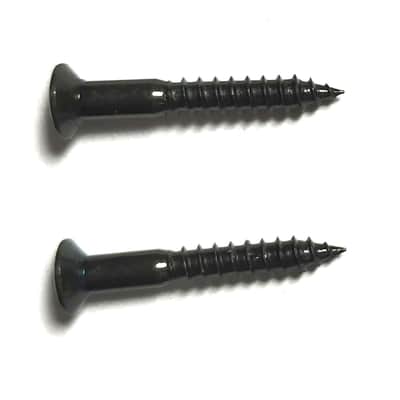50 Black 3,5 x 25mm screws for Tremolo or Strap locks image 2
