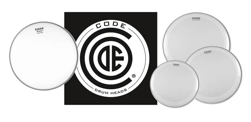 CODE Drumheads Generator Clear Set Fusion image 1