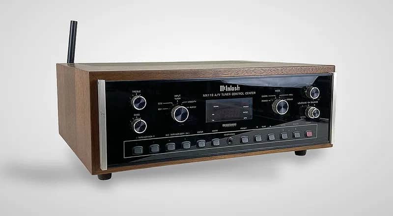 McIntosh MX118 2-Channel A/V Receiver Tuner Control Center w/ Wood Case image 1