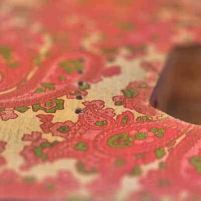 Pink Paisley Tele Body, Aged, Nitro , Alder image 11
