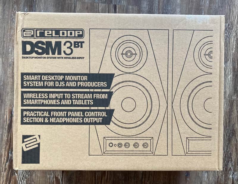 Reloop DSM-3 BT Wireless Bluetooth Monitors - NEW image 1