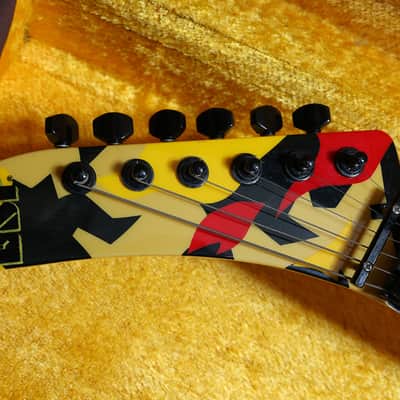 ESP Kamikaze 1 George Lynch Signature 1988 Black with Kamikaze Graphic image 4
