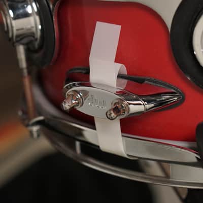DW 5.5x10" Pre-Collector's Series Snare Drum - Red Lacquer - Carl Allen image 6