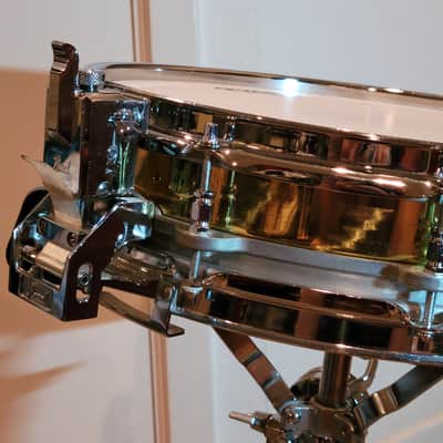 Pearl Free Floating Brass Shell Snare Drum B914-P 1983-1991 (1st Generation) image 17