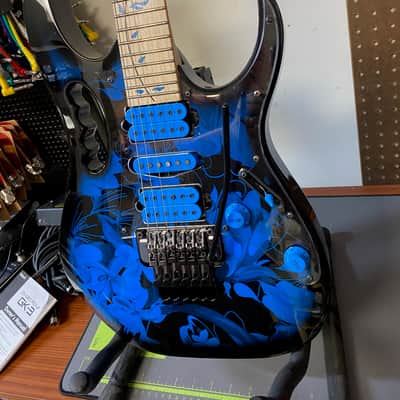 Ibanez JEM77P-BFP Steve Vai Signature 2015 - Present - Blue Floral Pattern image 3