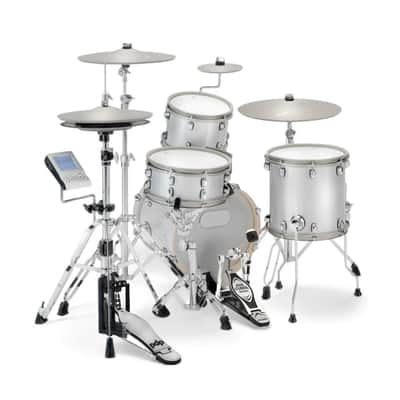 EFNOTE 5 Acoustic Designed Electronic Drum Kit White Sparkle image 3