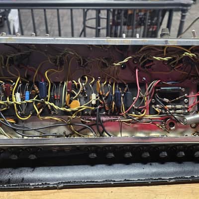 Vintage 1973 Fender Twin Reverb all tube 2x12 combo amp image 16